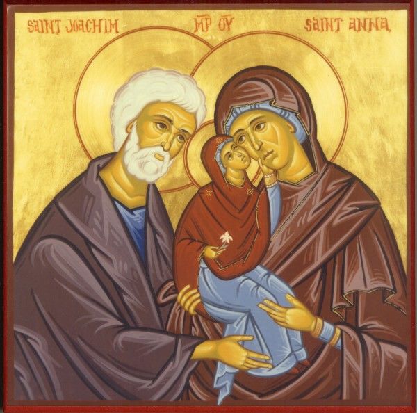 Icon of Saints Joachim and Anna