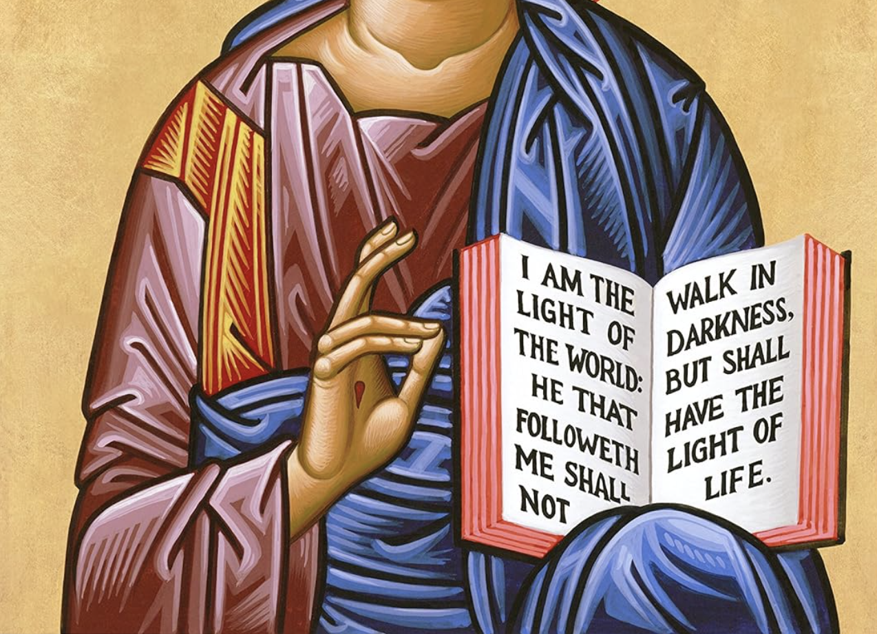 Two-fingered sign of the cross